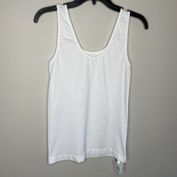 J.CREW Tank Top Womens Medium White Layering Sleeveless NEW V-Neck BJ880 - Picture 1 of 13